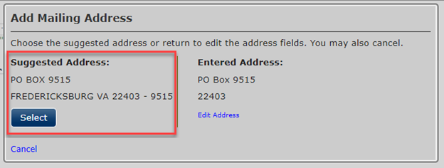 Po store box address